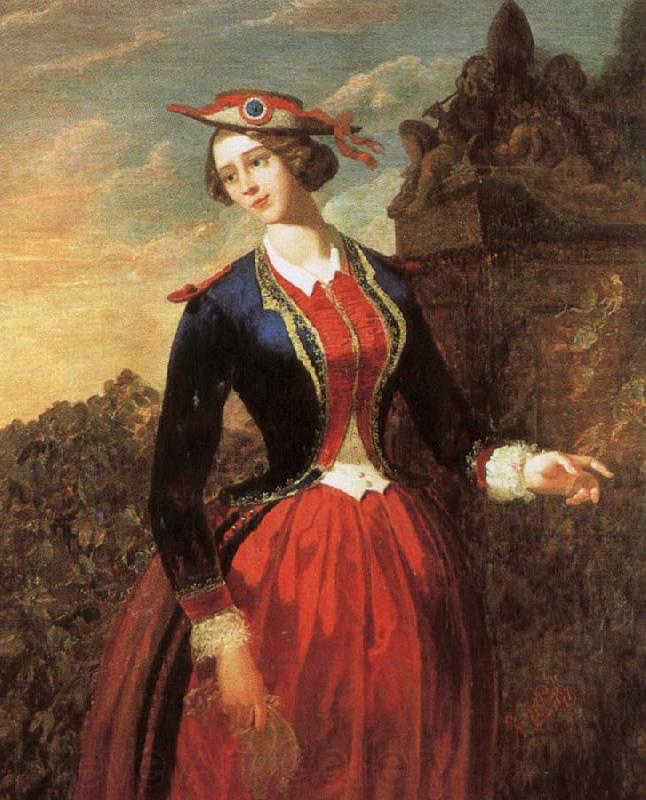 robert herrick Jenny Lind is a pop idol of the mid-nineteenth century Norge oil painting art